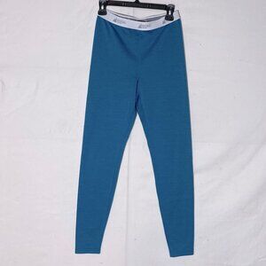 Mec Mountain Equipment Co-Op Blue Green Long Johns M